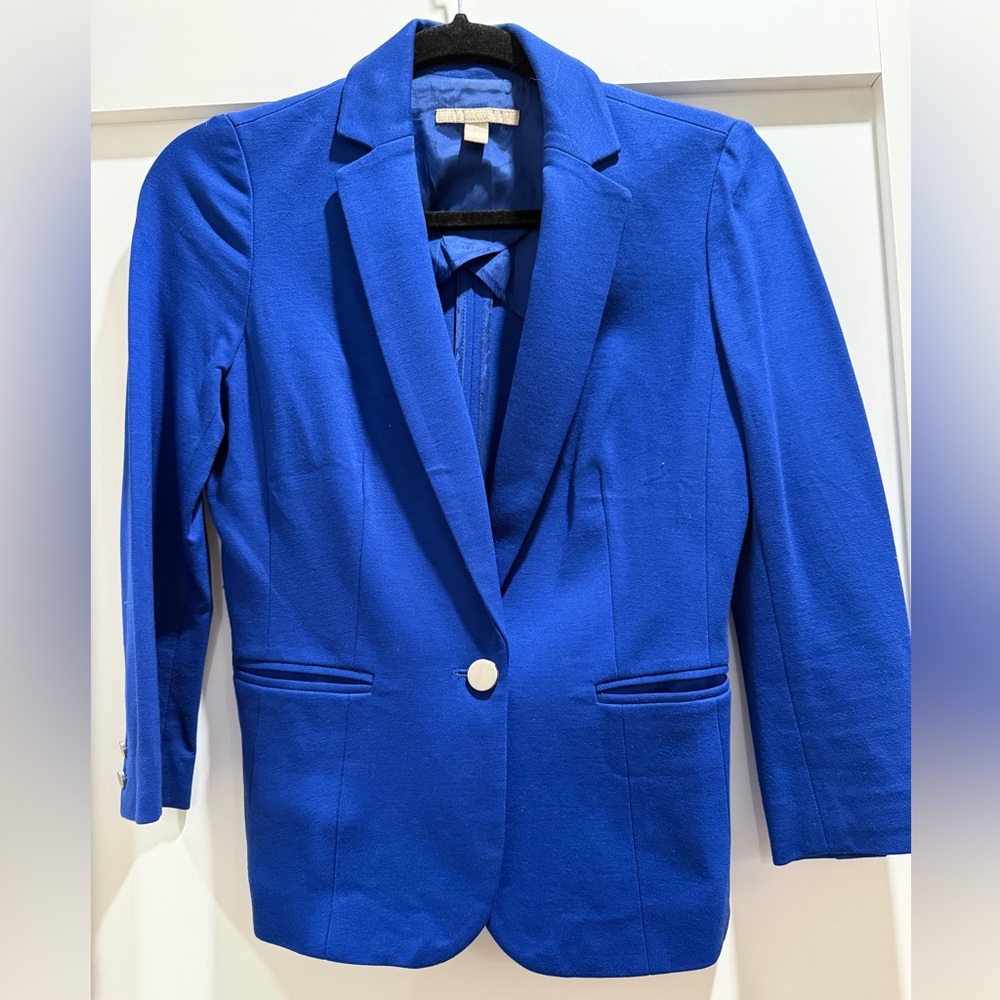 Banana Republic Royal Blue Tailored Blazer